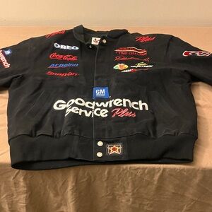 Dale Earnhardt Goodwrench Service Plus Black Racing Jacket